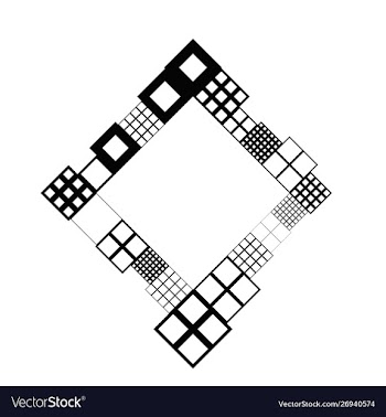 Minimal abstract diagonal modern square blank vector image