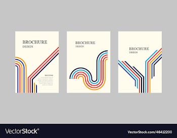minimal abstract posters set covers templates