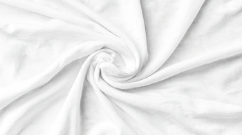 Minimal Abstract White Fabric Vortex