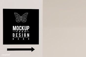 Minimal and modern signboard mockup | Free stock psd mockup - 534780
