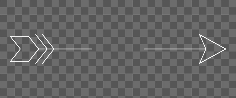 Minimal arrow divider png sticker, | Free PNG - rawpixel