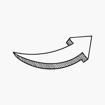 Minimal arrow illustration, hand drawn | Free Vector - rawpixel