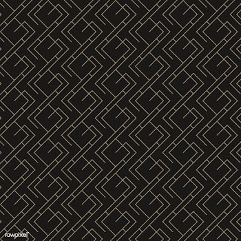 Minimal black and gold geometric pattern | Free stock vector - 544333