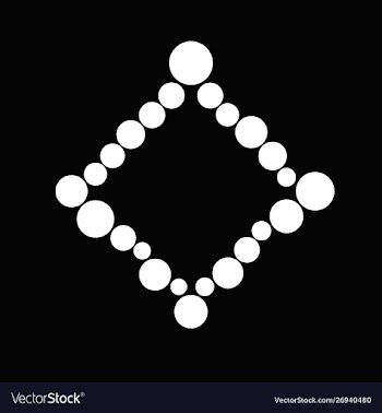 Minimal black and white circle frame background vector image