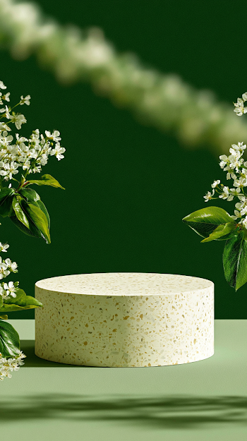 Minimal Botanical Product Display