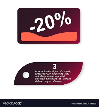 Minimal brochure templates with elements on whte vector image