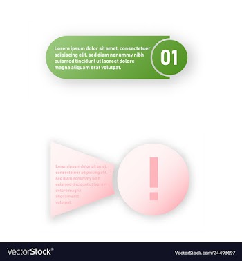 Minimal brochure templates with elements on whte vector image