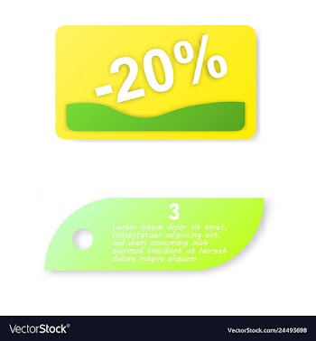 Minimal brochure templates with elements on whte vector image