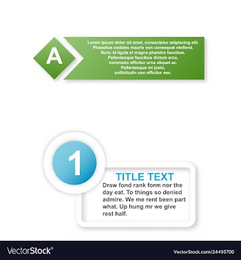 Minimal brochure templates with elements on whte vector image