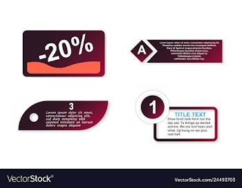 Minimal brochure templates with elements on whte vector image