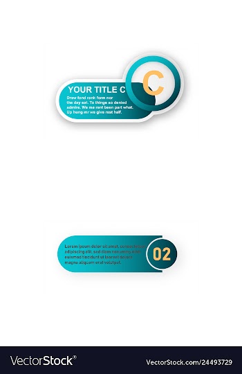 Minimal brochure templates with elements on whte vector image