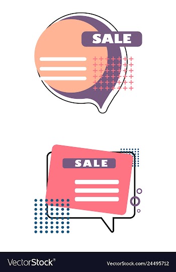 Minimal brochure templates with elements on whte vector image