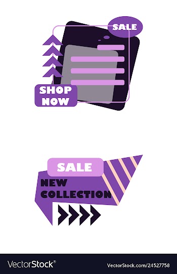 Minimal brochure templates with elements on whte vector image