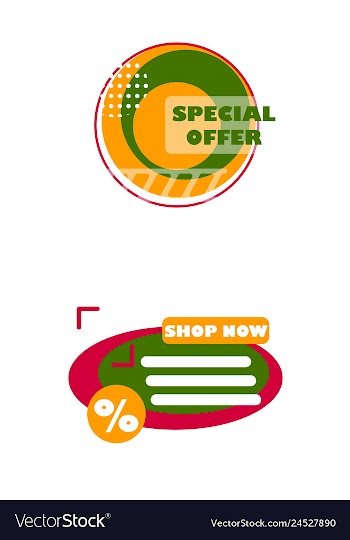 Minimal brochure templates with elements on whte vector image