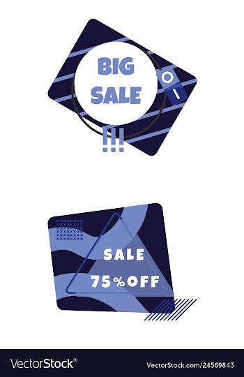 Minimal brochure templates with elements on whte vector image