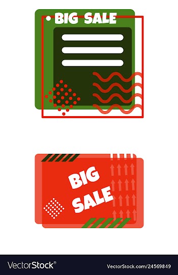 Minimal brochure templates with elements on whte vector image