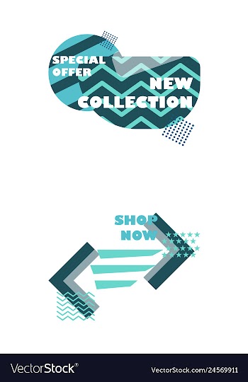 Minimal brochure templates with elements on whte vector image