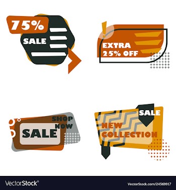 Minimal brochure templates with elements on whte vector image