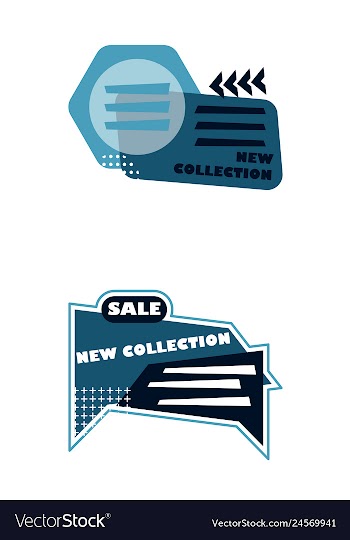 Minimal brochure templates with elements on whte vector image