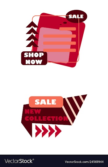 Minimal brochure templates with elements on whte vector image