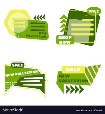 Minimal brochure templates with elements on whte vector image