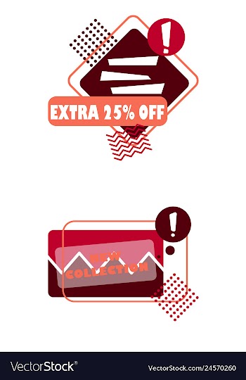 Minimal brochure templates with elements on whte vector image