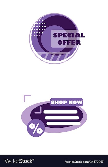 Minimal brochure templates with elements on whte vector image