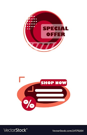Minimal brochure templates with elements on whte vector image