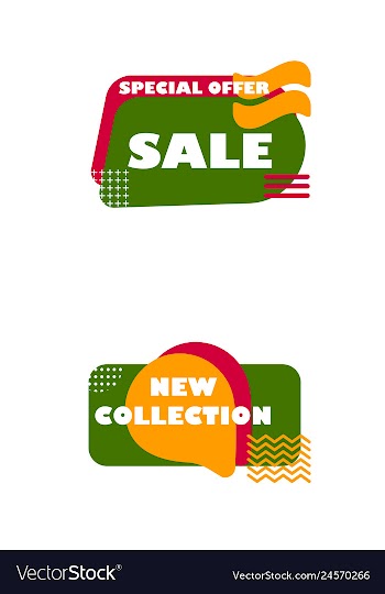 Minimal brochure templates with elements on whte vector image