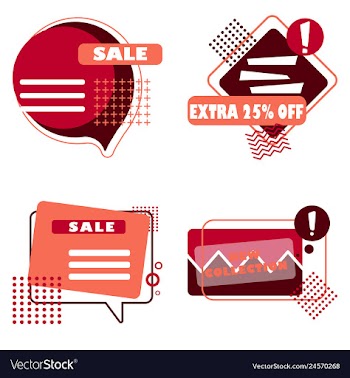 Minimal brochure templates with elements on whte vector image