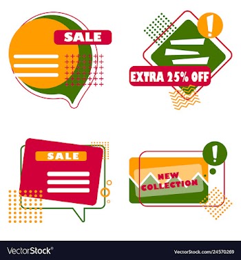 Minimal brochure templates with elements on whte vector image