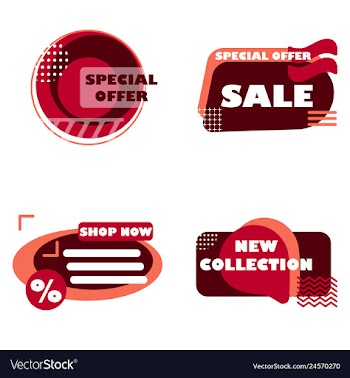 Minimal brochure templates with elements on whte vector image