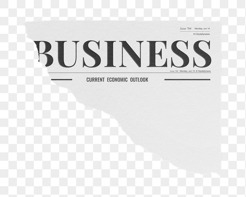Minimal business png ripped newspaper | Free PNG - rawpixel