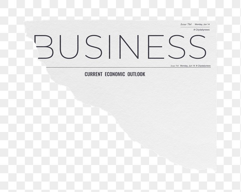Minimal business png ripped newspaper | Free PNG - rawpixel