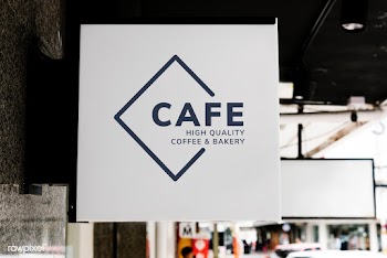 Minimal coffee shop sign mockup | Free stock psd mockup - 534750