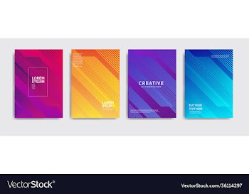 minimal covers design colorful halftone