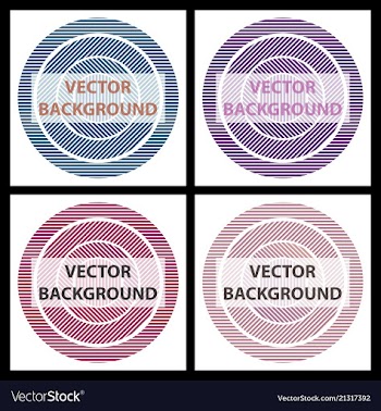 Minimal covers design colorful halftone gradients vector image