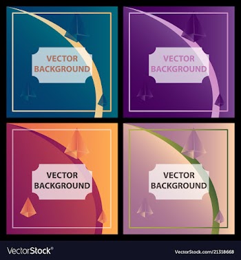 Minimal covers design colorful halftone gradients vector image