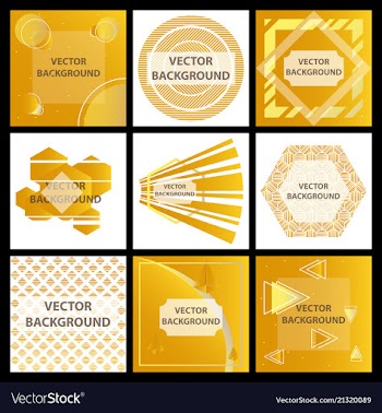 Minimal covers design colorful halftone gradients vector image