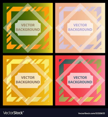 Minimal covers design colorful halftone gradients vector image