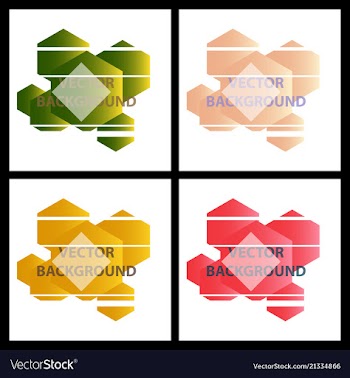 Minimal covers design colorful halftone gradients vector image