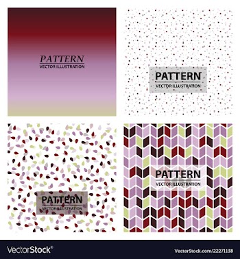 Minimal covers design colorful halftone gradients vector image