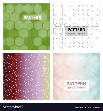 Minimal covers design colorful halftone gradients vector image
