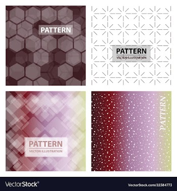 Minimal covers design colorful halftone gradients vector image