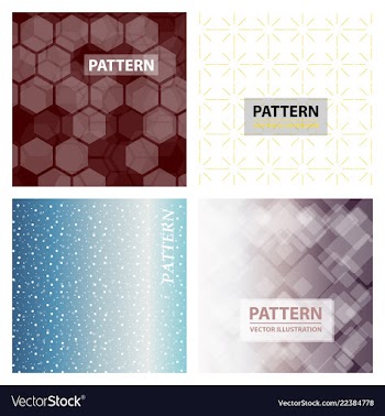 Minimal covers design colorful halftone gradients vector image