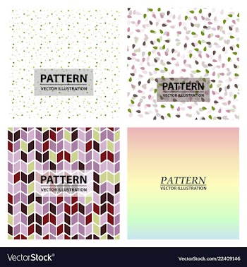 Minimal covers design colorful halftone gradients vector image