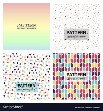 Minimal covers design colorful halftone gradients vector image