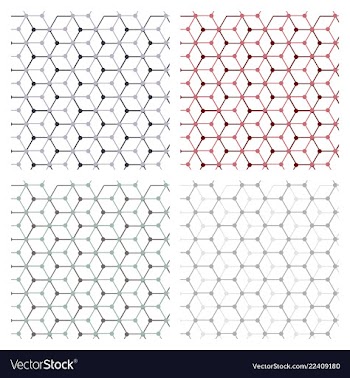 Minimal covers design colorful halftone gradients vector image