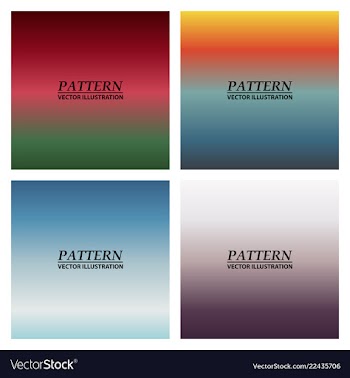 Minimal covers design colorful halftone gradients vector image