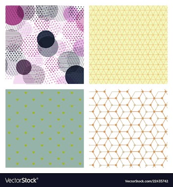 Minimal covers design colorful halftone gradients vector image
